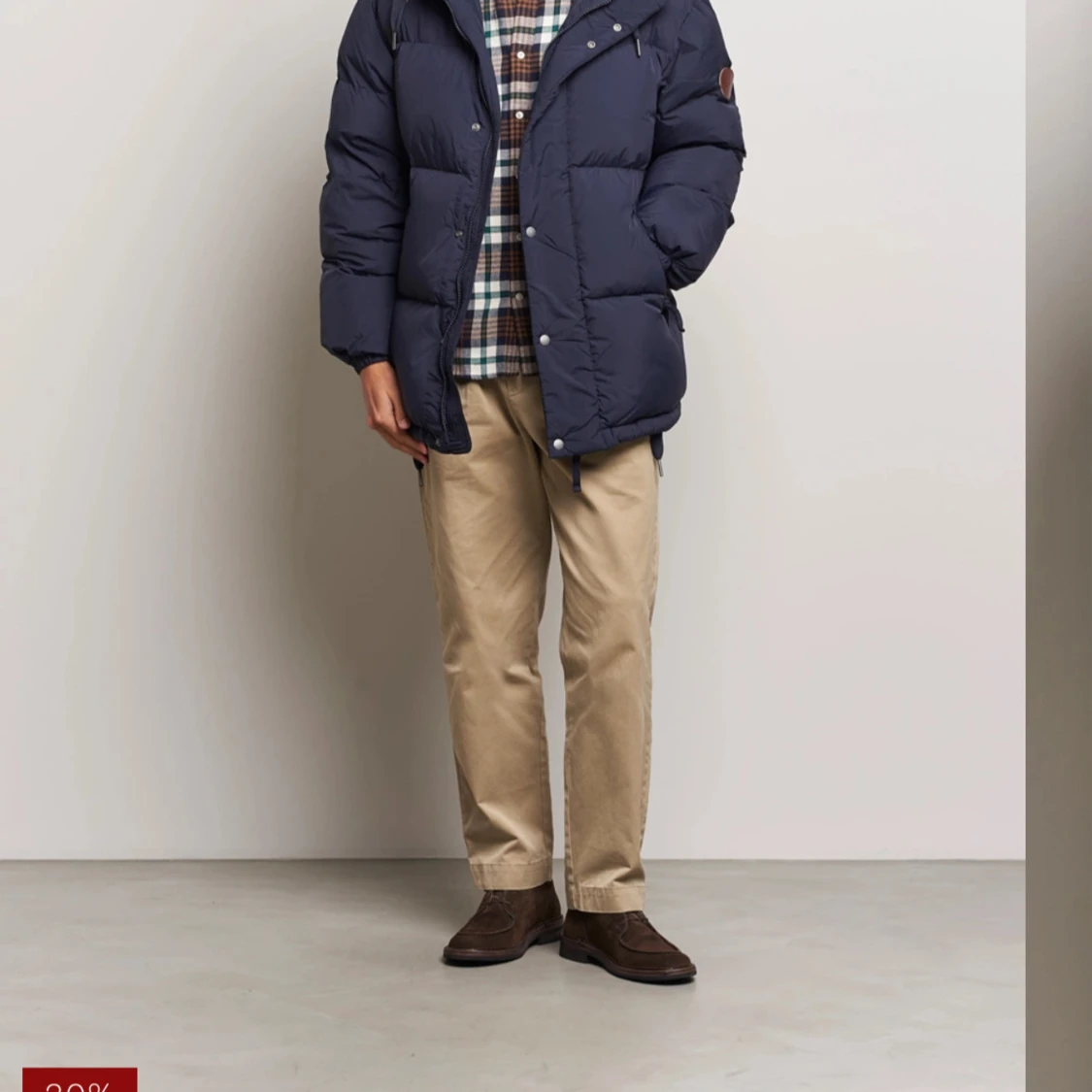 Gant Mörkblå pufferjacka  - 90