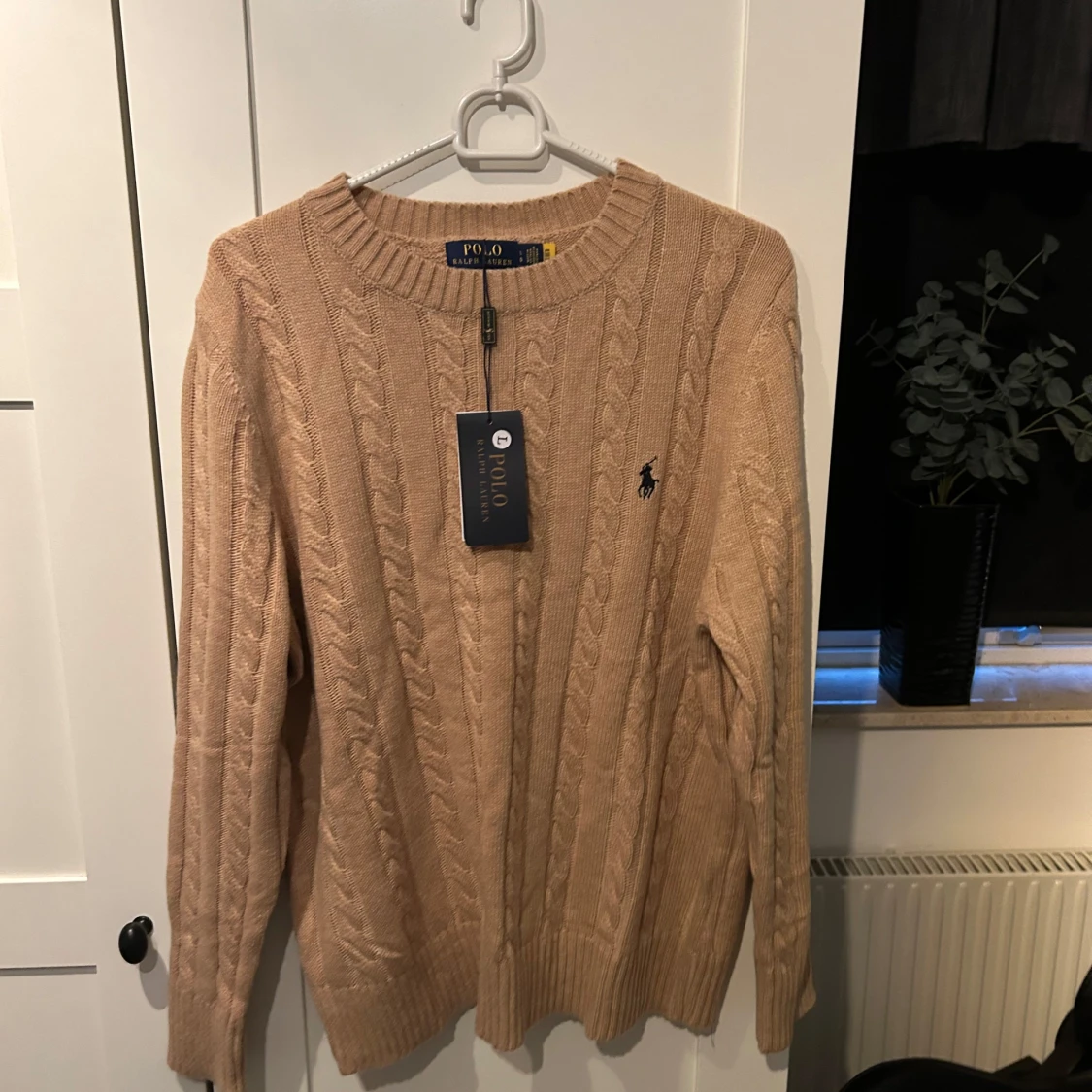 Beige stickad tröja från Polo Ralph Lauren