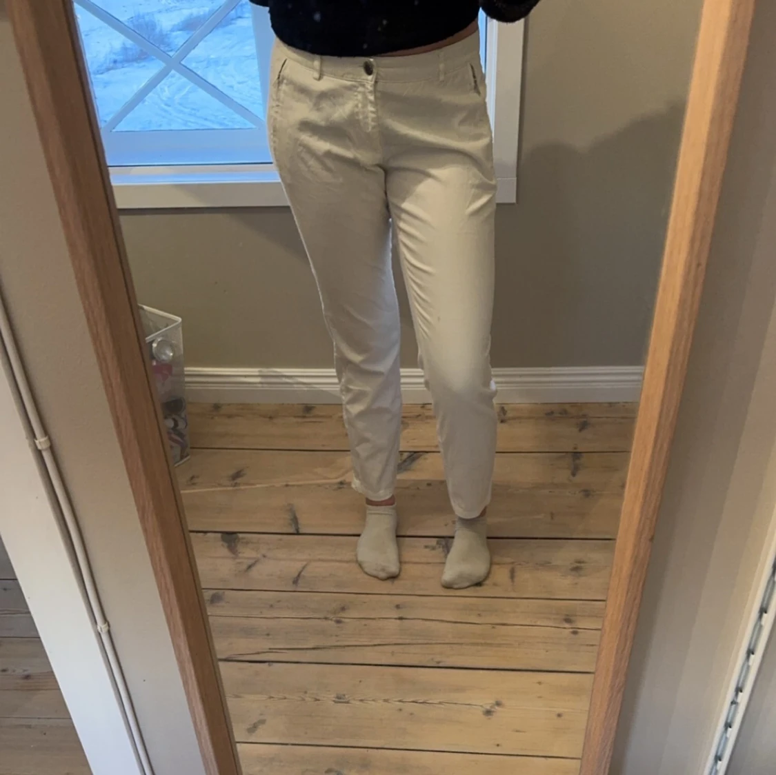 Vita byxor från Stockh LM