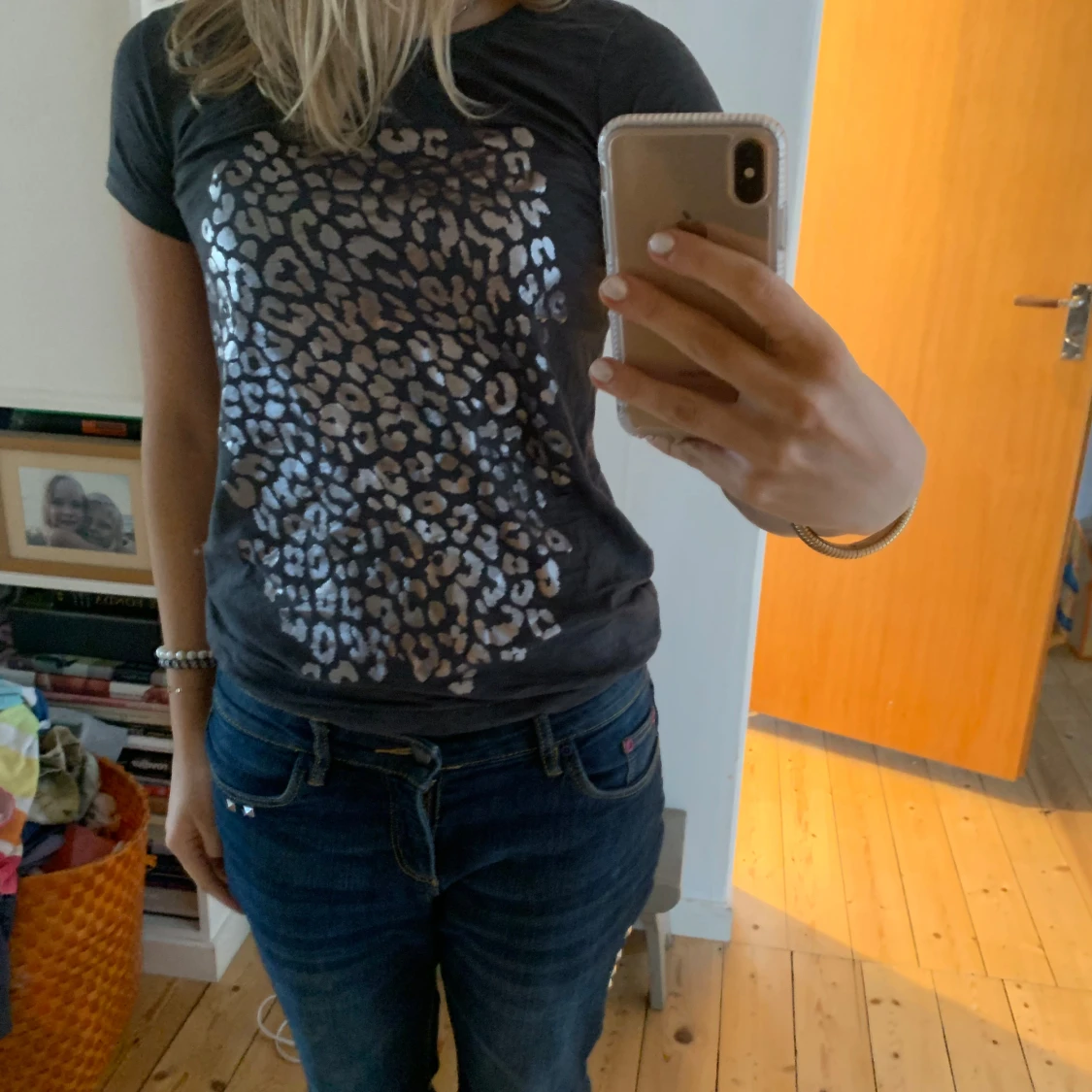 leopard mönstrad tshirt