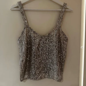 Glittrig paljettopp från Zara - En super fin glittrig paljett topp, så snygg✨