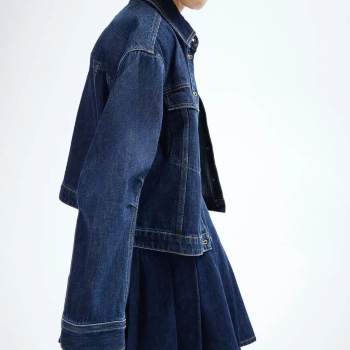 Slutsåld denim jacka/skjorta - 92