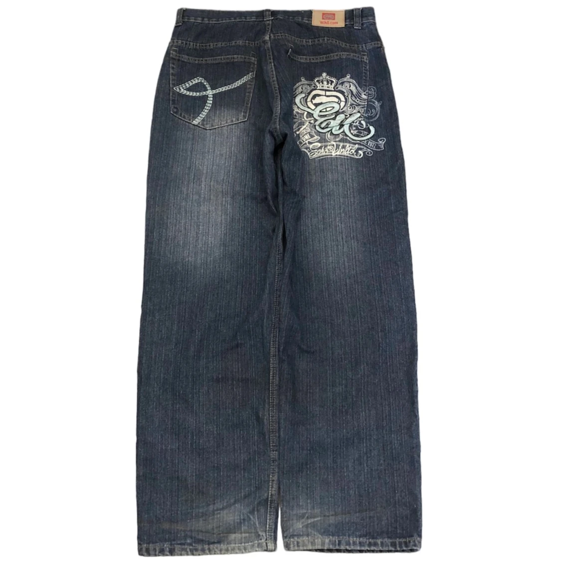 Vintage baggy Ecko jeans turkos