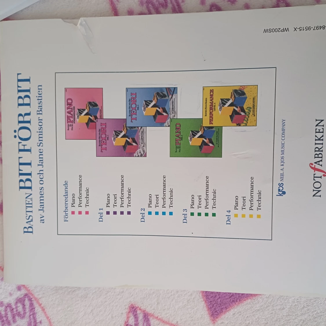 Bastien Piano Förberedande Bit För Bit - 90