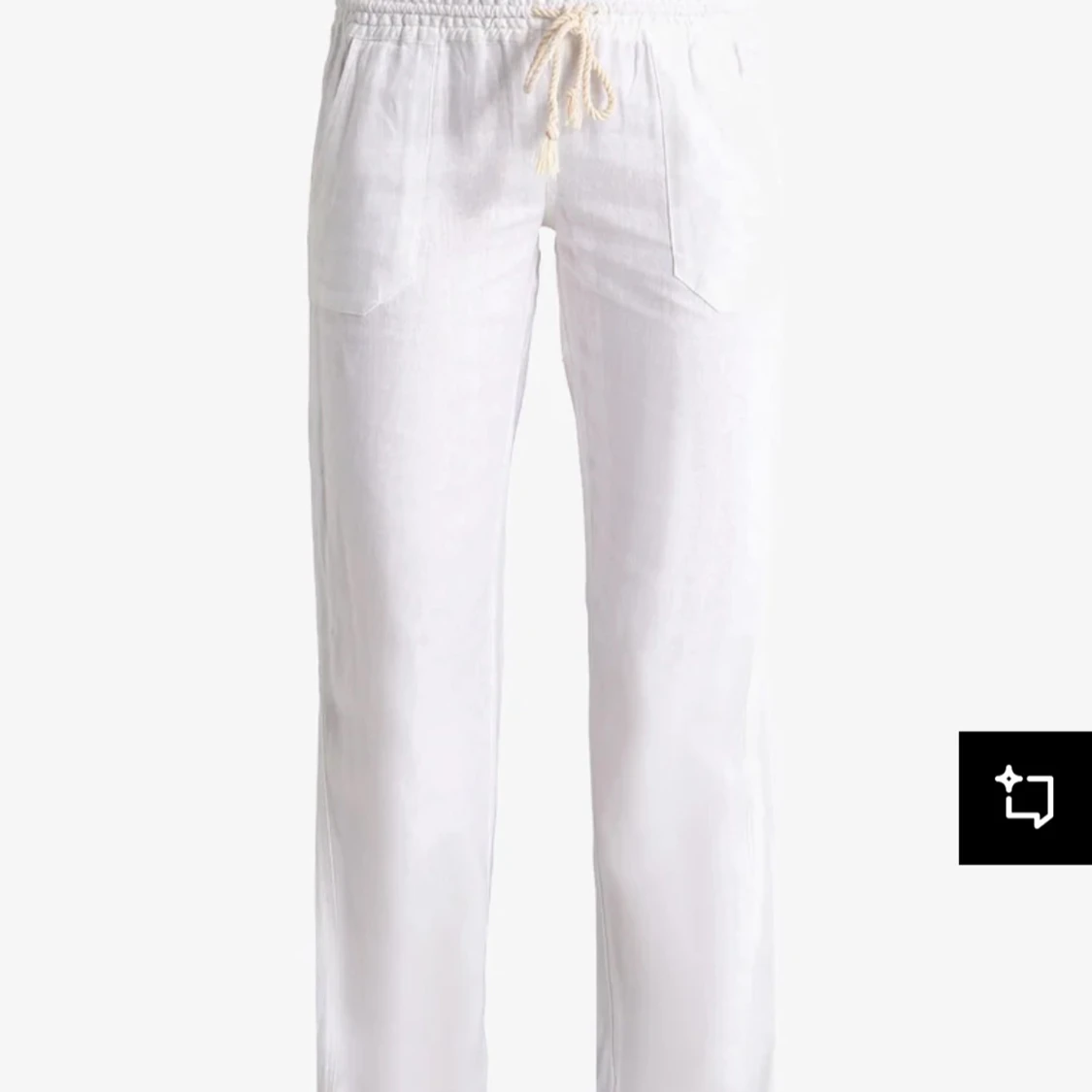 Vita linnebyxor från roxy - 1