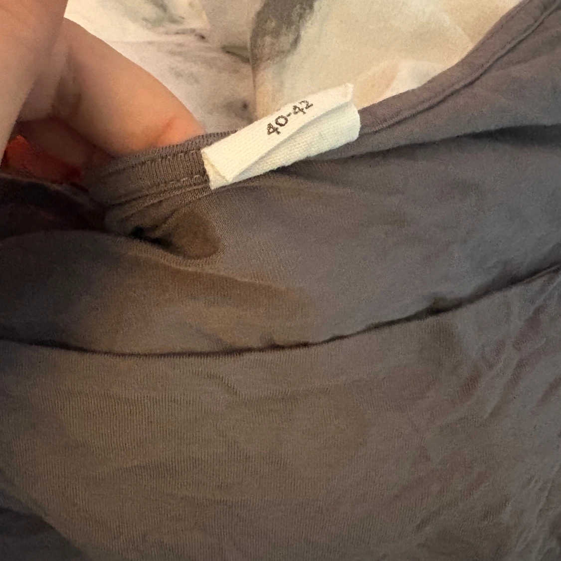 Grå långärmad topp - 1