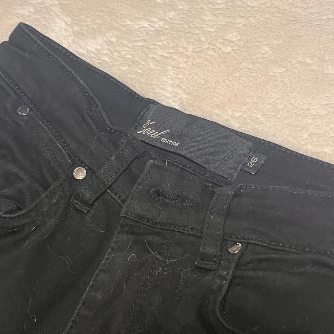 Svarta bootcut jeans från Soul Edition