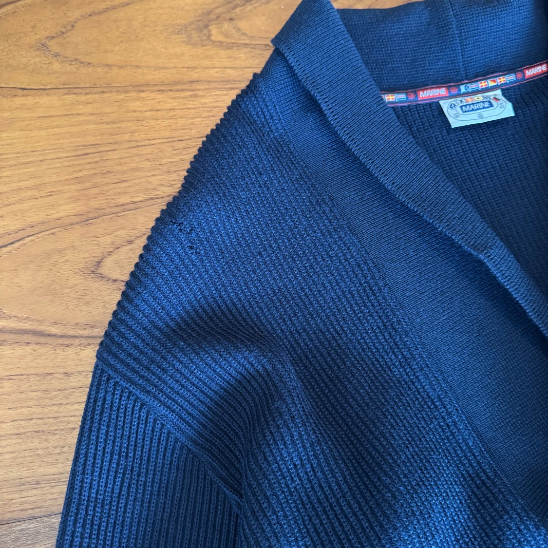 Marinblå kofta/cardigan från marine - 2