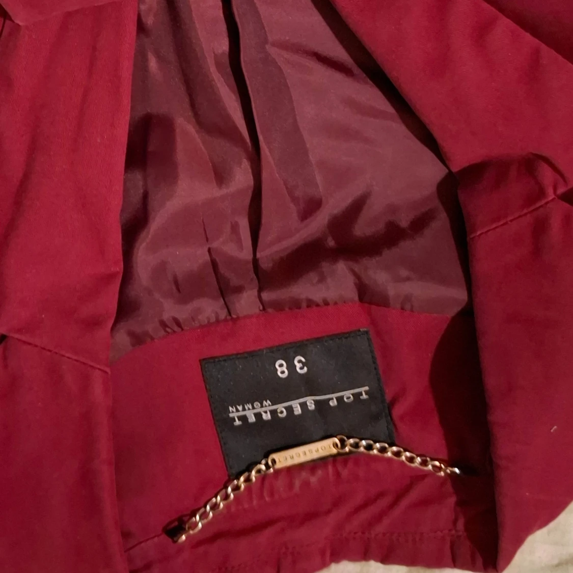 Vinröd kavaj från Top Secret - 2