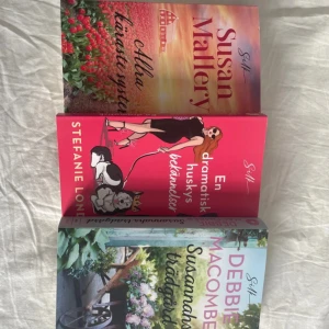 3st böcker  - Helt nya och olästa, kan säljas enskilt isf 35kr per bok 