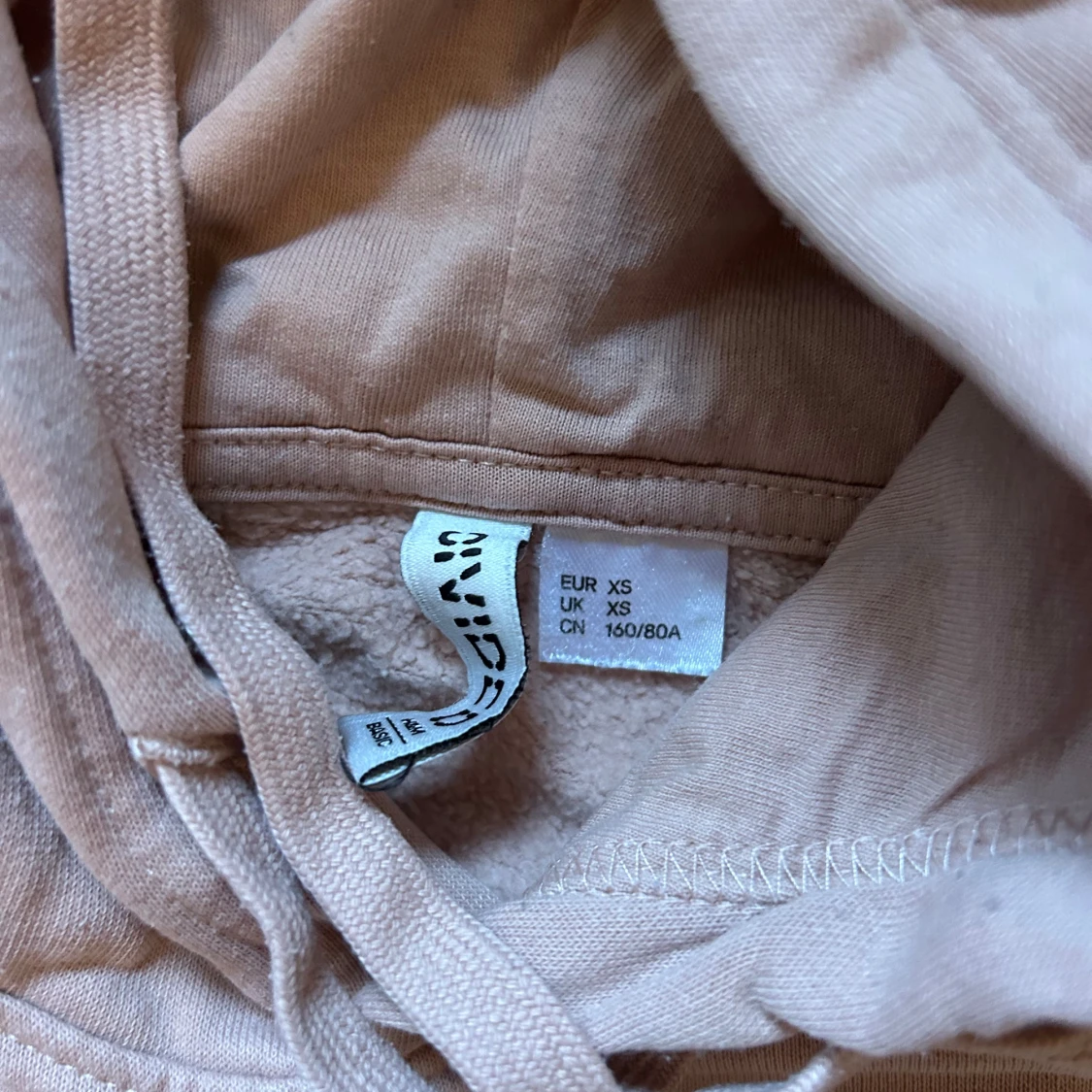 Rosa beige hoodie från hm - 1