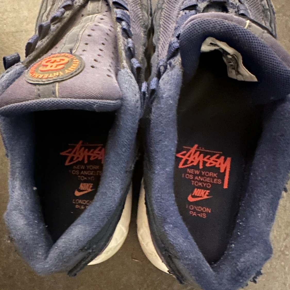 Blå sneakers från Nike x Stussy - 3