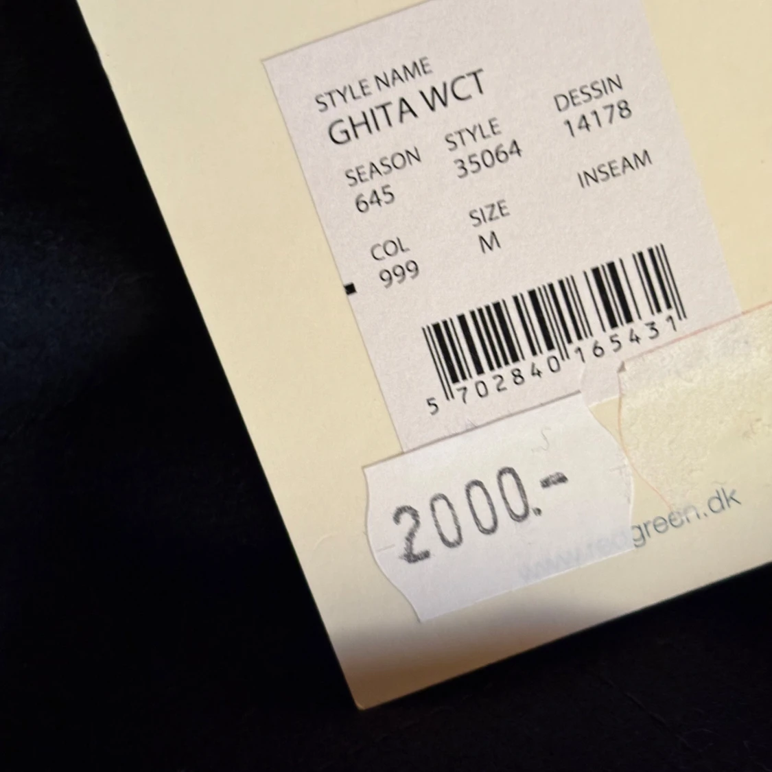 Svart quiltad väst från Redgreen - 91