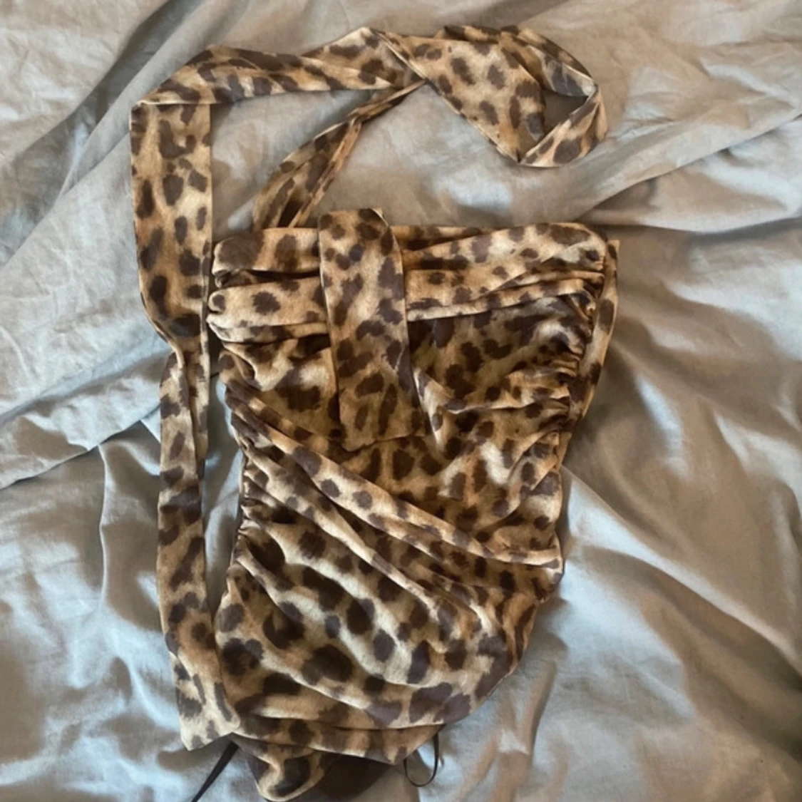 Leopardmönstrad klänning - 90