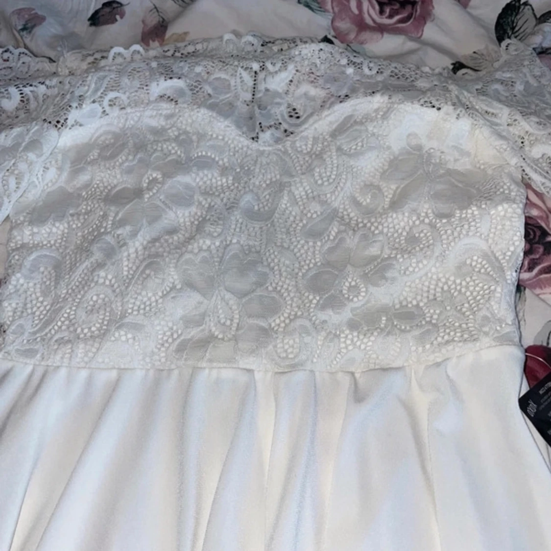 Vit spets playsuit  - 91