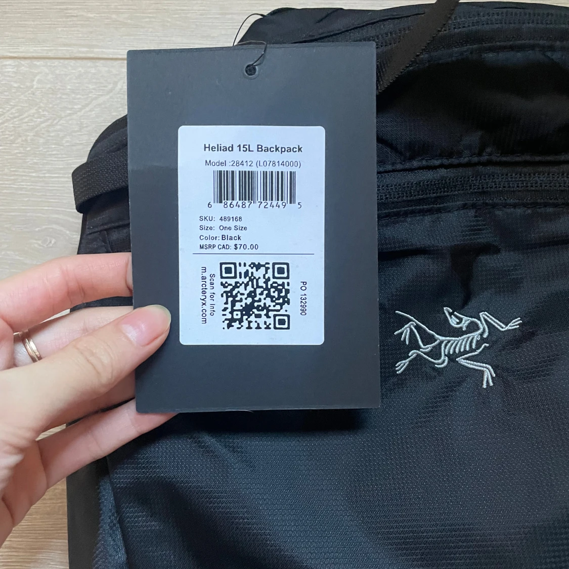 Svart ryggsäck från Arc'teryx - 90