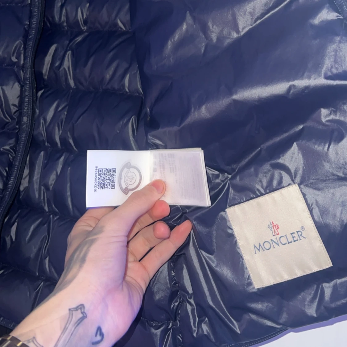 Mörkblå dunväst från Moncler - 90