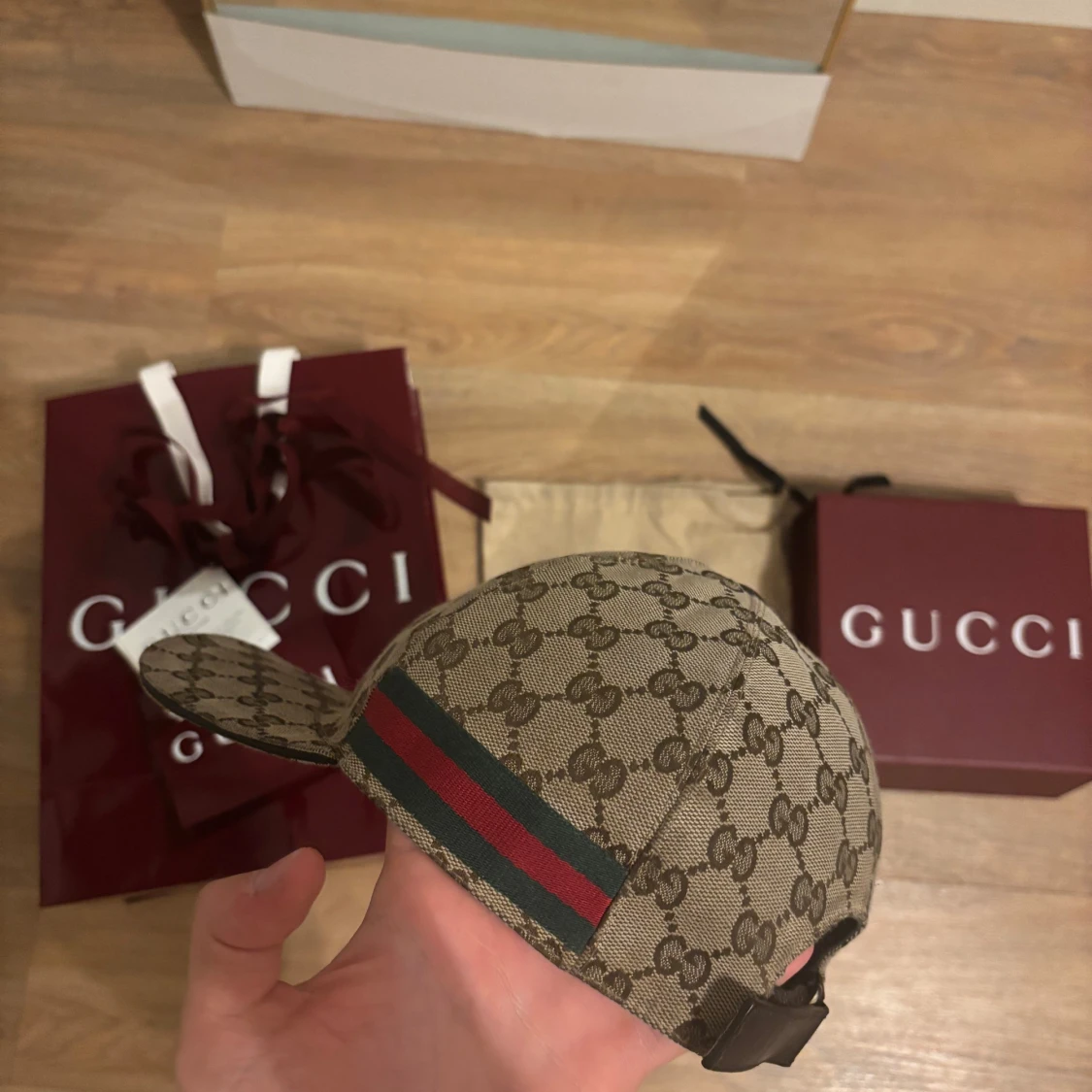 Beige Gucci keps - 1