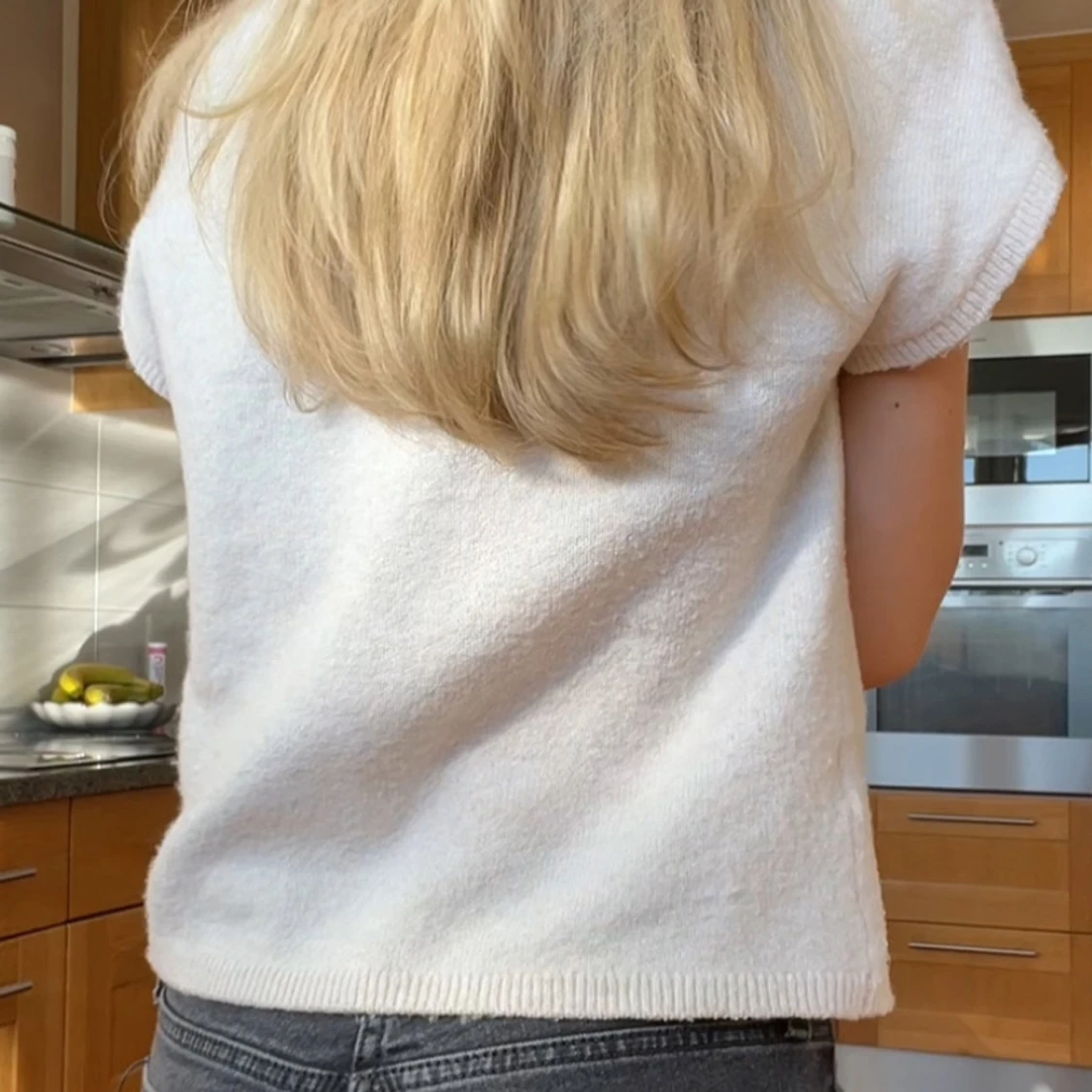 Stickad T-shirt från Lindex💞🩵 - 2