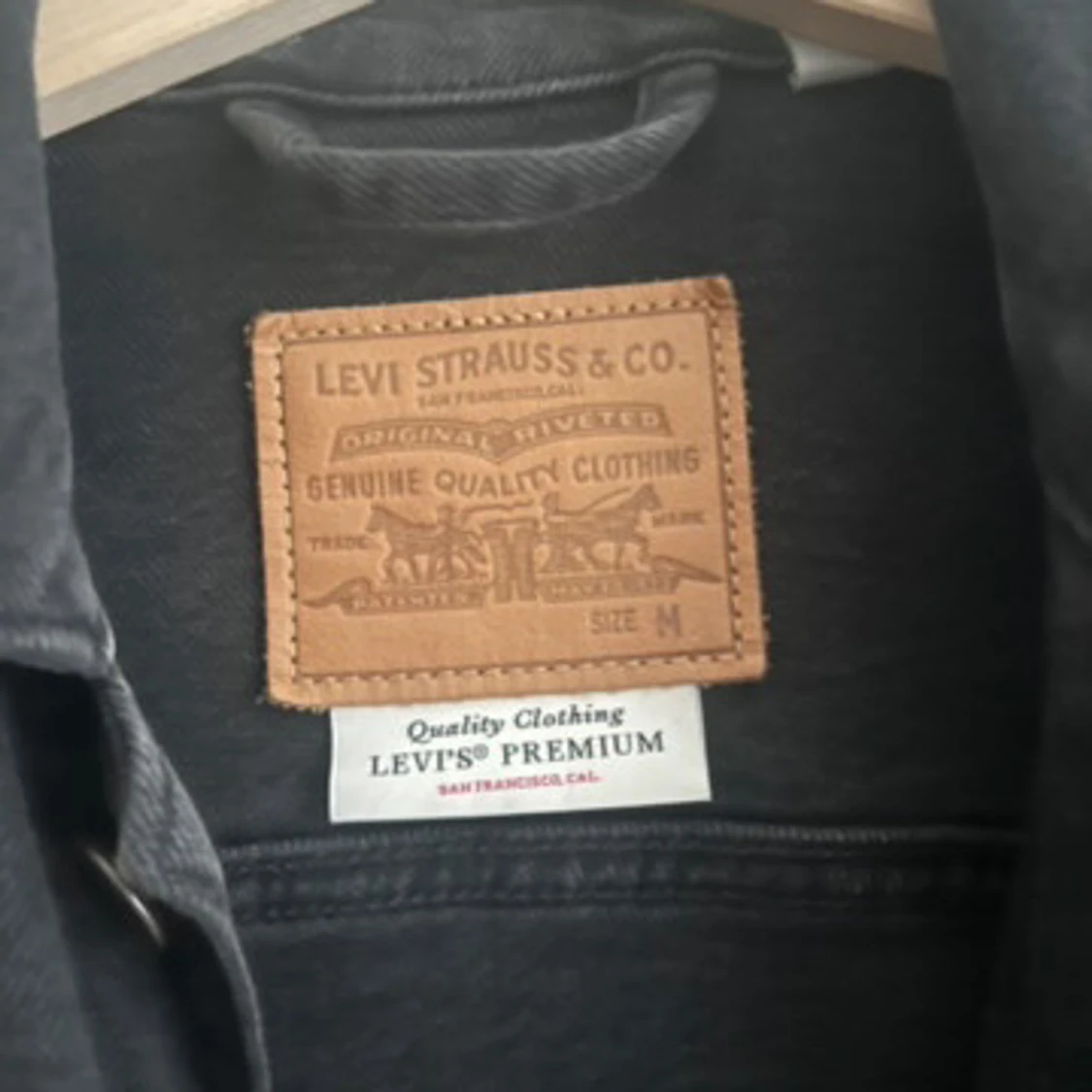 Levis svart jeansjacka - 2