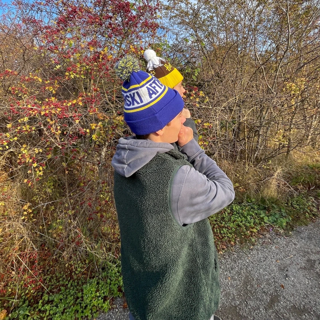 Grön teddyväst - 91