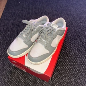 Nike Dunk i mica green  - Säljer ett par Nike Dunk i mica green. Skorna är i mycket bra skick och kommer med originalkartong. Perfekta för både vardag och träning med sin snygga och stilrena design.