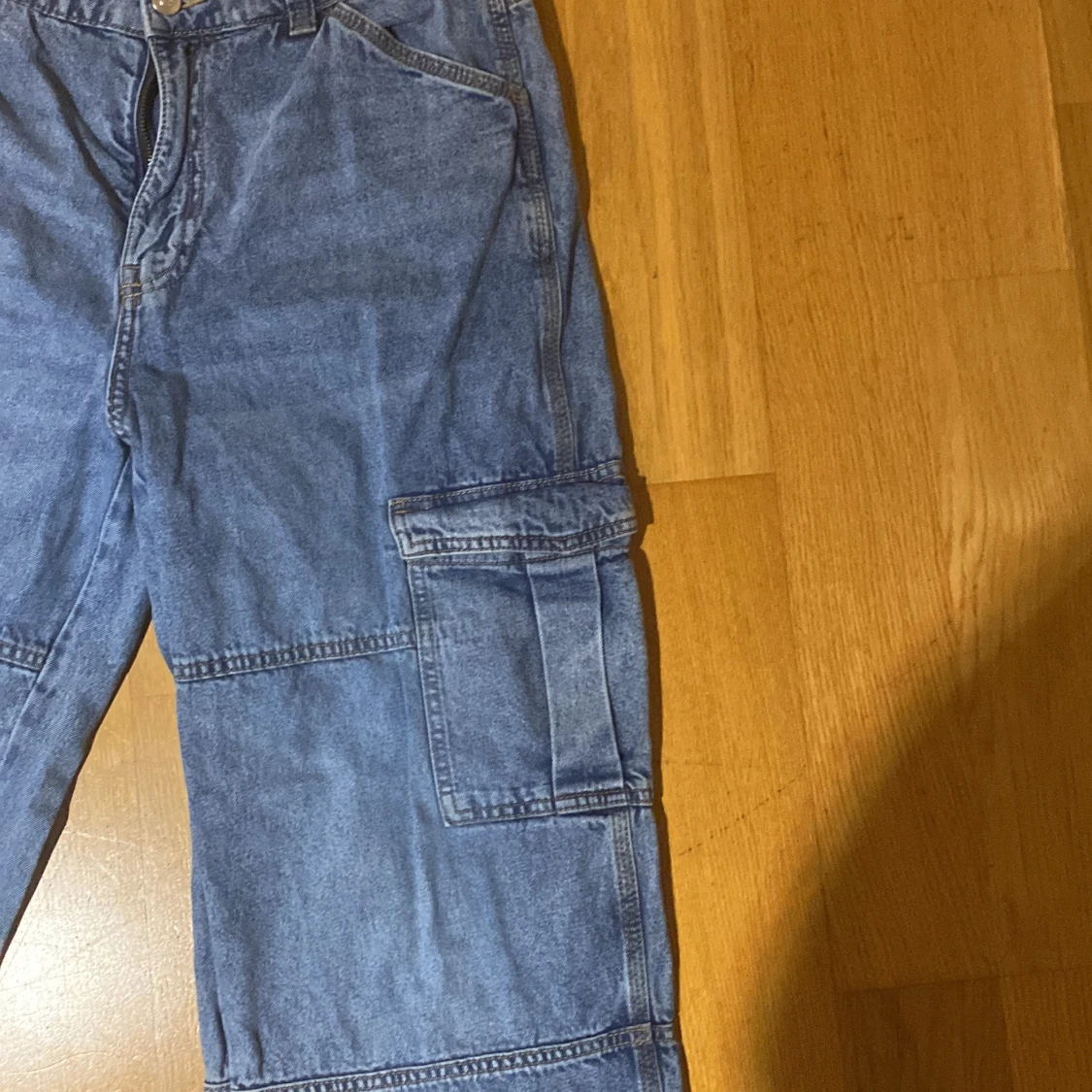 Blå cargopants  - 90