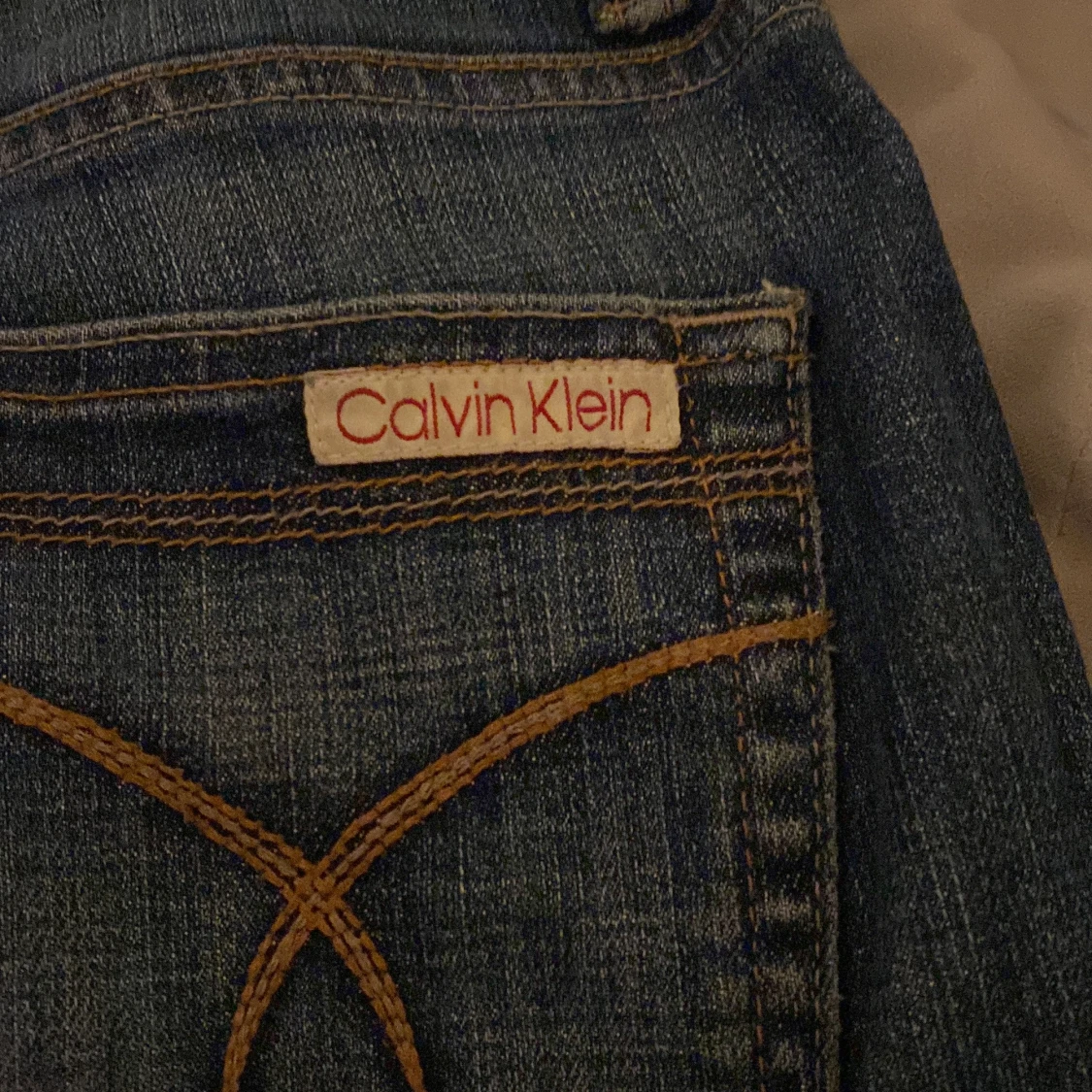 Lågmidjade bootcut jeans - 90