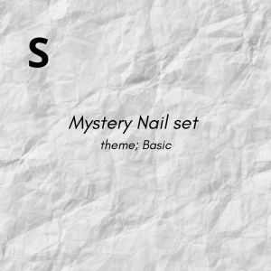 Mystery Nail Set (S) Gel lösnaglar💕 - Upptäck ett spännande Mystery Nail set med temat Basic från V-Beauty Nails. Setet innehåller press-on naglar i storlek S. Enkla instruktioner för att mäta och applicera naglarna medföljer. Med frågor eller intresse är du välkommen att kontakta mig!💕
