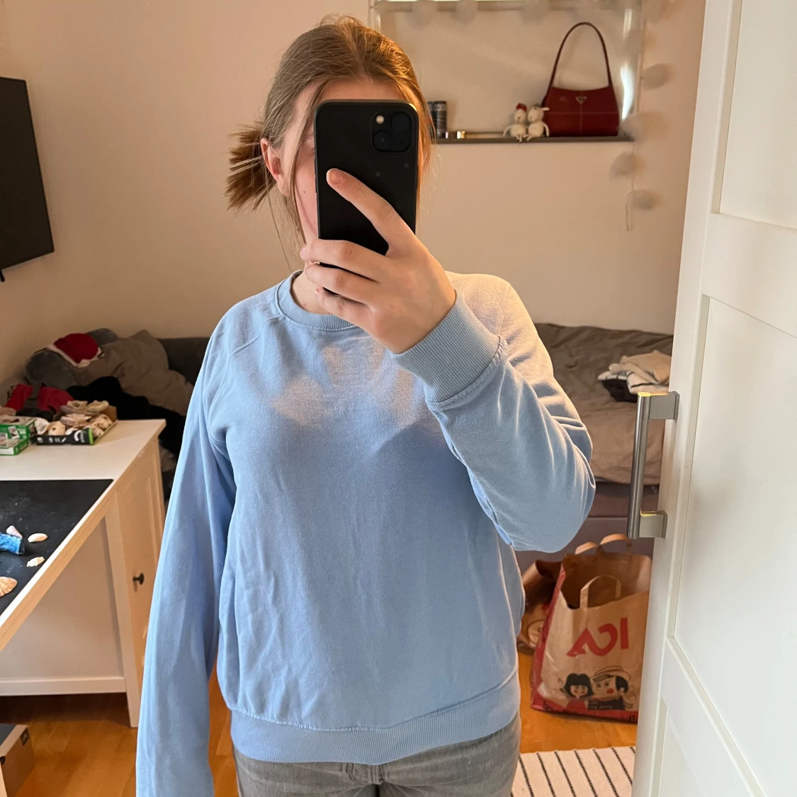 Ljusblå sweatshirt från lager 157 - 2