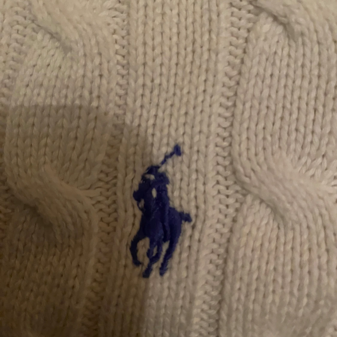 Vit stickad tröja från Ralph Lauren - 2