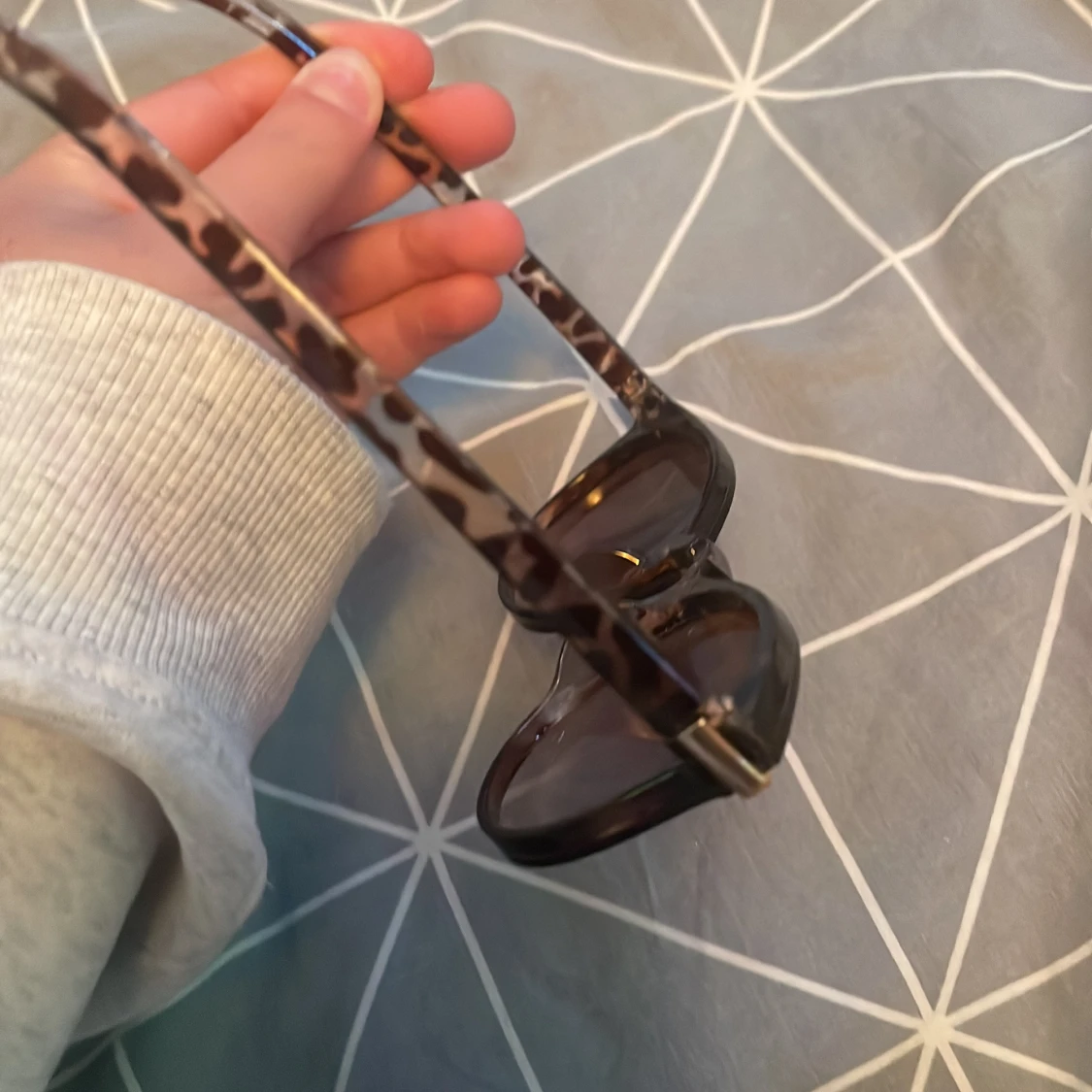 Snygga solglasögon med leopardmönster - 91