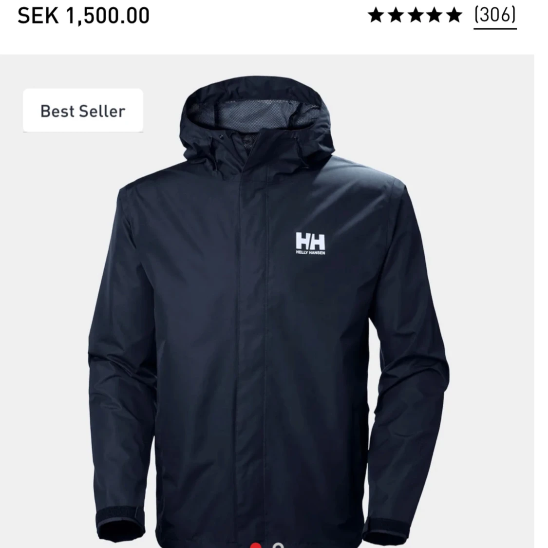 Mörkblå Vind/Regnjacka Helly Hansen - 93