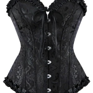 Svart korsett - Snyggaste korsetten nu till halloween, slutsåld typ överallt. Storlek Xs men justerbar så passar även S. Sitter as snyggt på! Aldrig använd, endast tetsad, skickas i originalförpackninhen. Kolla min profil för mer halloween saker💞💞💞💞