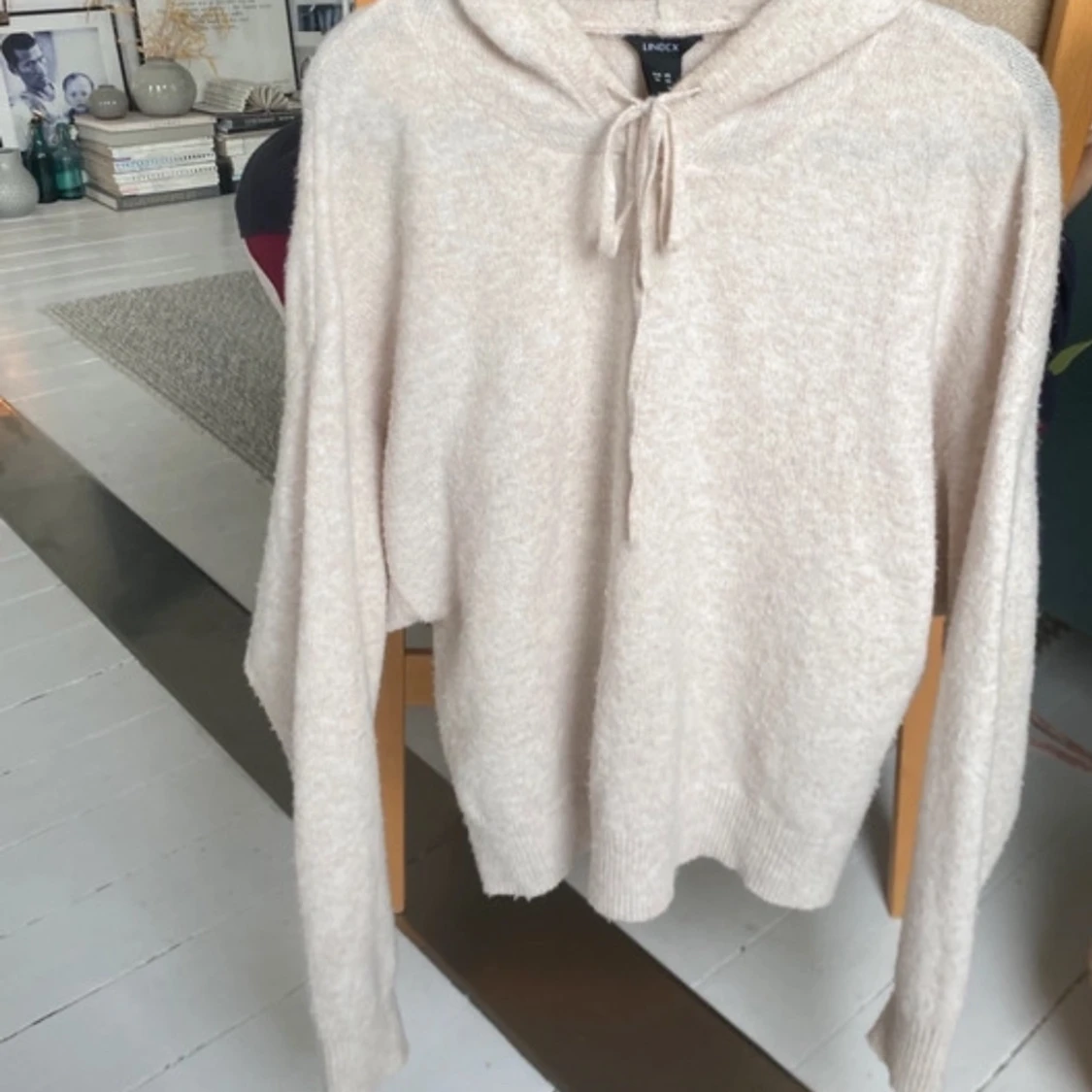 Lindex stickad hoodie  - 90