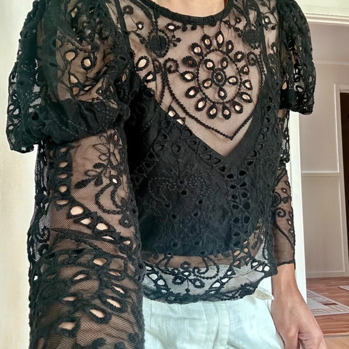 Lace top from Zara - 90