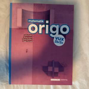 Säljer matteboken Matematik Origo Vux 2b/2c. Den är helt oanvänd då den aldrig kom till användning för mig. Så helt ny! 🤗 ISBN: 978-91-523-6192-4