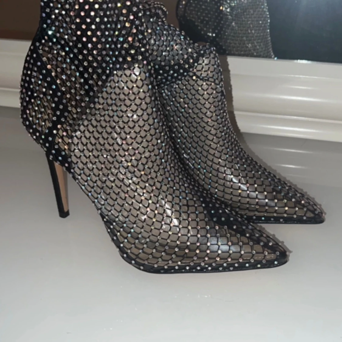 Sparkly Fishnet Heels ✨ - 91