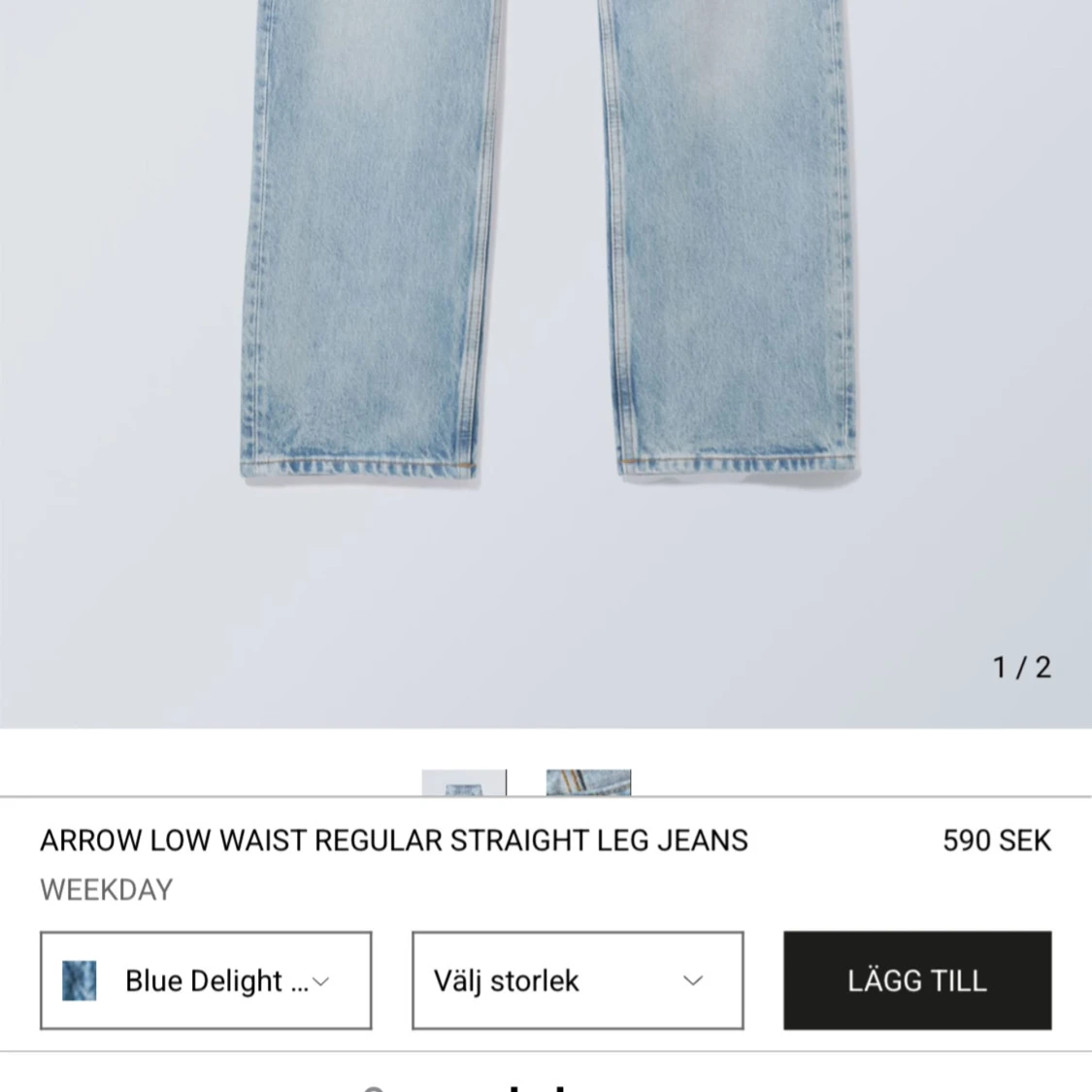 Arrow Low Waist Jeans - 2