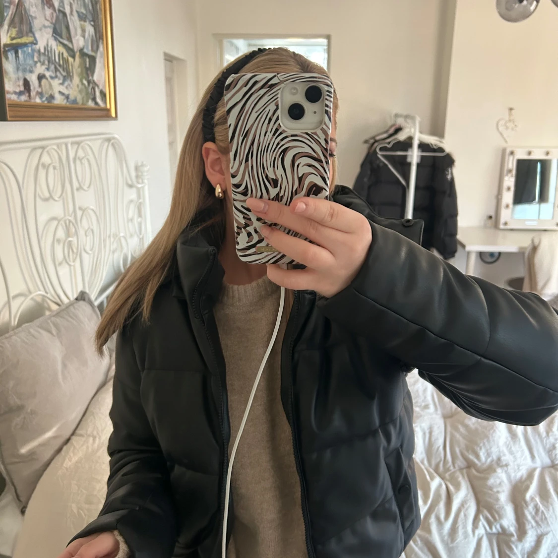 Svart pufferjacka från NA-KD