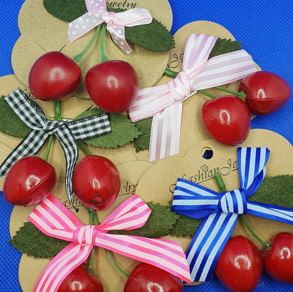 2 Hårspännen Körsbär - 90