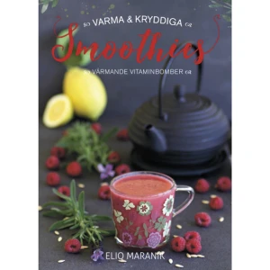 Varma & kryddiga smoothies : värmande vitaminbomber (inbunden) - Årets bästa bok om alkoholfria drycker! En varm och kryddig smoothie är perfekt som kroppsvärmare och innehåller dessutom massor av vitaminer och andra nyttigheter som håller förkylningar på avstånd och stärker immunförsvaret.En het äppel- &amp; Kanelsmoothie eller varm havremocca gör gott när det är ruggigt och kallt ute, och att bjuda familj och vänner på en värmande pepparkakssmoothie uppskattas garanterat. För vintersportare och äventyrare är det klokt att ha termosen laddad med en varm, energirik och mättande bärsmoothie.Boken innehåller ett trettiotal varma &amp; kryddiga recept, indelade i tre huvudgrupper:- Varma- Kryddiga &amp; lätta- Krämiga, mättande &amp; fylligaGourmand Awards har utsett denna till årets bästa bok med alkoholfria drycker i Sverige, i och med det är den nominerad till att tävla i finalen om titeln Best in the World, finalen går av stapeln våren 2020. Eliq Maranik har skrivit ett flertal storsäljande mat- och dryckesböcker som är översatta till ett tiotal språk och finns utgivna i närmare trettio länder. Många av hennes böcker har fått pris, både i Sverige och utomlands, senast hennes bok "Smoothiebibeln" som vann guld i den internationella tävlingen Gourmand Cookbook Awards 2019.     Format Inbunden   Omfång 77 sidor   Språk Svenska   Förlag Stevali   Utgivningsdatum 2019-11-27   ISBN 9789188397386  