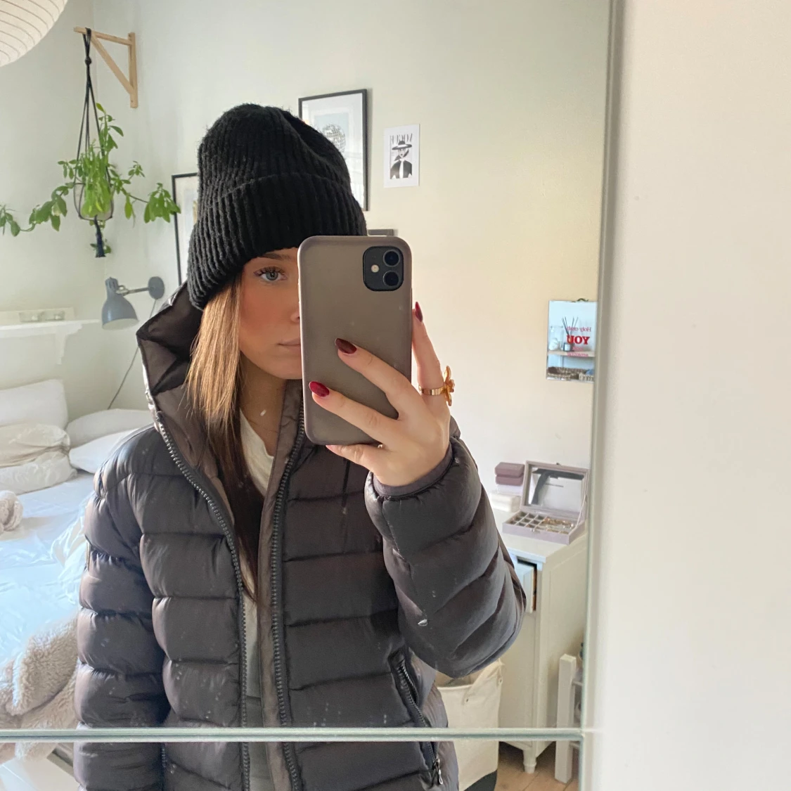 Mörk brun colmar jacka - 91