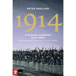 Stridens skönhet och sorg 1914 : första världskrigets inledande år i 68 korta kapitel (pocket) - Med stor ömhet återger Peter Englund alla dessa krigets röster; soldater och sjukvårdare, konstnärer och småbarnsmammor, fältväblar och skolflickor. Man tvivlar aldrig på Englunds trohet mot källorna, men det vi läser är en gripande kollektivroman, historieskrivning som skön litteratur.Expressen Skyttegravar, taggtråd och ett ofattbart och poänglöst mänskligt lidande. Hundra år efter det första världskrigets utbrott kan vi tydligt se hur händelseutvecklingen skulle leda till en tragedi. För människorna som levde och dog i kriget, eller såg det närma sig vid horisonten, var dock bilden inte alltid lika självklar. Med sin bok Stridens skönhet och sorg har Peter Englund givit ett nyskapande bidrag till det första världskrigets historia. Genom att utgå från högst verkliga människoöden, i de flesta fall okända personer vars liv fallit i glömska, hittar han ett nytt sätt att skriva historia. Stridens skönhet och sorg 1914, som ges ut till hundraårsminnet av krigets utbrott, är första delen av fem i en kraftigt utökad utgåva. Med hjälp av ett utbyggt persongalleri - bland de 21 nya huvudpersonerna finns en tysk hemmafru, en svensk främlingslegionär, en engelsk undersköterska och en österrikisk-ungersk försäkringstjänsteman vid namn Franz Kafka - får vi följa det uppblossande storkriget på marknivå. Det är en skildring av kriget som upplevelse och vardag, som löfte och lögn, som berusning och mardröm och som en allt nedbrytande, förändrande kraft. Det är ett internationellt uppmärksammat experiment i historieberättande som nu fullbordas. Stridens skönhet och sorg 1914 innehåller ett antal nyritade kartor och unika fotografier från krigets skådeplatser. Fotografierna, varav flera är i färg, ger detaljskarpa inblickar i krigets brutala och tidvis tragikomiska vardag."Ett storartat verk som stannar kvar länge i mig.Svenska Dagbladet Det är en märklig och svindlande upplevelse ... Effekten är häpnadsväckande när vi kastas från den ena fronten till den andra, från sjukhus till bombade städer, från kärleksbekymmer till plötslig död ... Det är storslaget och humanistiskt. Helsingborgs Dagblad Peter Englund är en mästare i att fånga både tiden, människorna och skeendet.Upsala Nya Tidning "Banbrytande på många sätt ... ett mycket lyckat experiment som på ett gripande sätt förpassar läsaren till en svunnen tid där det fanns både glädje och framtidstro men också desperation och förtvivlan."Nerikes Allehanda "En bok som lyser av ovanlig briljans."The Observer "Jag har studerat krig i fyra årtionden, men aldrig förr läst en så exceptionell bok."Washington Post    Format Pocket   Omfång 292 sidor   Språk Svenska   Förlag Natur &amp; Kultur Allmänlitteratur   Utgivningsdatum 2021-09-17   ISBN 9789127174580  