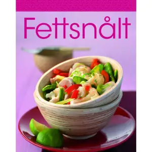 FettsnåltVill du äta gott men lätt?Njuta utan dåligt samvete?Med våra härliga, fettsnåla recept är det inga problem! I den här boken hittar du omväxlande recept på god vardagsmat: fräscha sallader och små mellanmål, mustiga soppor och aromatiska pastarecept, vegatariskt, raffinerade kött- och fiskrätter och söta godsaker. Ta för dig utan att få dåligt samvete och gör din kropp en tjänst.    Format Flexband   Omfång 237 sidor   Språk Svenska   Förlag Stevali   Utgivningsdatum 2015-11-18   Medverkande Katarina Nordli   ISBN 9783625006305  