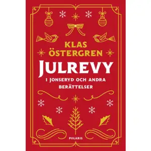 Klas Östergren har i många år skrivit julnoveller, stämningsmättade prosastycken där förstämning och försoning står sida vid sida i snöfallet. Några har redan blivit klassiker: Röd jul om den extraknäckande julgransförsäljaren som får bära hem ett träd till en ödslig äktenskapsscen i ett rikt Stockholmshem; Med blottat huvud om en son som i julklapp kommer med en äkta basker från Paris till sin döende far; mötet mellan en ensam tioåring och en ensam tomte i en lägenhet utan tv och Kalle Anka i White Trash Christmas.Här har vi samlat åtta noveller, både tidigare publicerat och helt nyskrivet, som på sitt sätt utgör en hel berättelse om julen som den ser ut i olika skeden av livet, vare sig man är en ung son eller har barnbarn. Finalen i samlingen är kortromanen Julrevy i Jonseryd , som rymmer precis det vemod, den julkänsla och komik som man förväntar sig av kortprosans mästare och denna speciella vinterhögtids besjungare.Denna utgåva har mjukband med flikar.    Format Danskt band   Omfång 263 sidor   Språk Svenska   Förlag Bokförlaget Polaris   Utgivningsdatum 2021-12-17   ISBN 9789177957478  