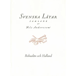 Svenska låtar Bohuslän och Halland (häftad) - Utgiven av Svenskt visarkiv. Svenska låtar är en samlingsutgåva av svensk folkmusik i 24 band. Verket är resultatet av ett insamlingsarbete 1908-1940 initierat av Nils Andersson med målsättningen att skapa ett standardverk för svensk folkmusik. Utgåvan är uppdelad efter landskap och utgår ifrån de enskilda spelmännens repertoarer. I den här boken finns låtar från Bohuslän och Halland.     Format Häftad   Omfång 167 sidor   Språk Svenska   Förlag Svenskt visarkiv   Utgivningsdatum 2019-09-03   Medverkande Nils Andersson   ISBN 9789188957009  