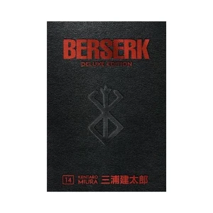 Berserk Deluxe Volume 14 (inbunden, eng) - Deep within the nightmare realm of Casca's dreams, Schierke and Farnese battle endless horrors to reach the dark secret that has imprisoned Casca's mind since the shattering events of the Invocation of Doom. But if they are successful and Casca reclaims her sanity, will she be able to face Guts the Black Swordsman and the harrowing memories of her gruesome ideal he is sure to trigger? Collects Berserk Volumes 40, 41, and Berserk Official Guidebook.    Format Inbunden   Omfång 536 sidor   Språk Engelska   Förlag Penguin USA   Utgivningsdatum 2023-11-21   ISBN 9781506741062  