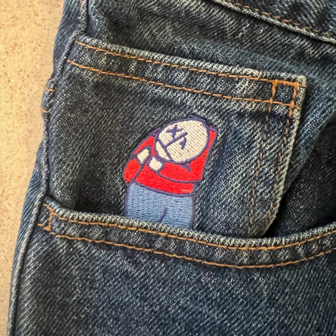 Blå jeans från  Big Boy - 91