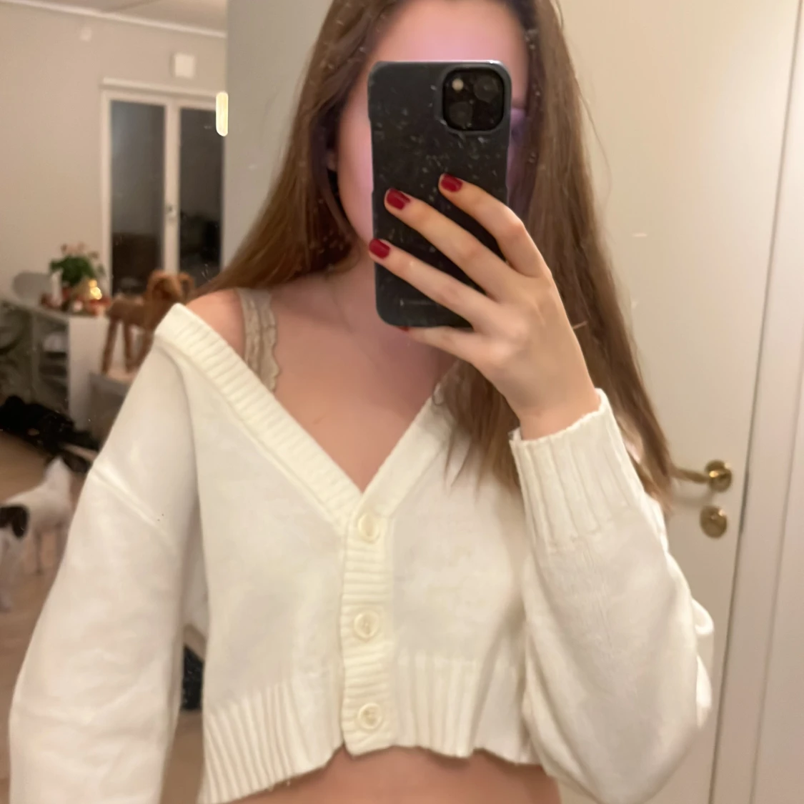 Vit croppad kofta - 90